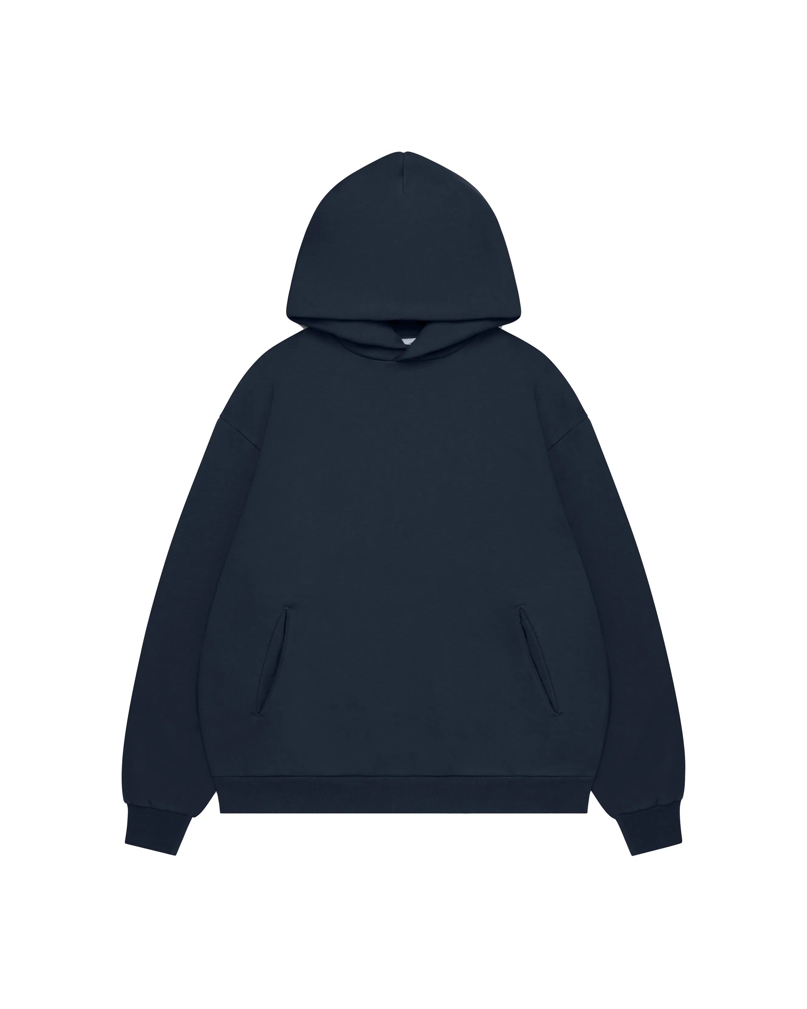 Empulse™ Premium Heavyweight Hoodie in navy blue front view